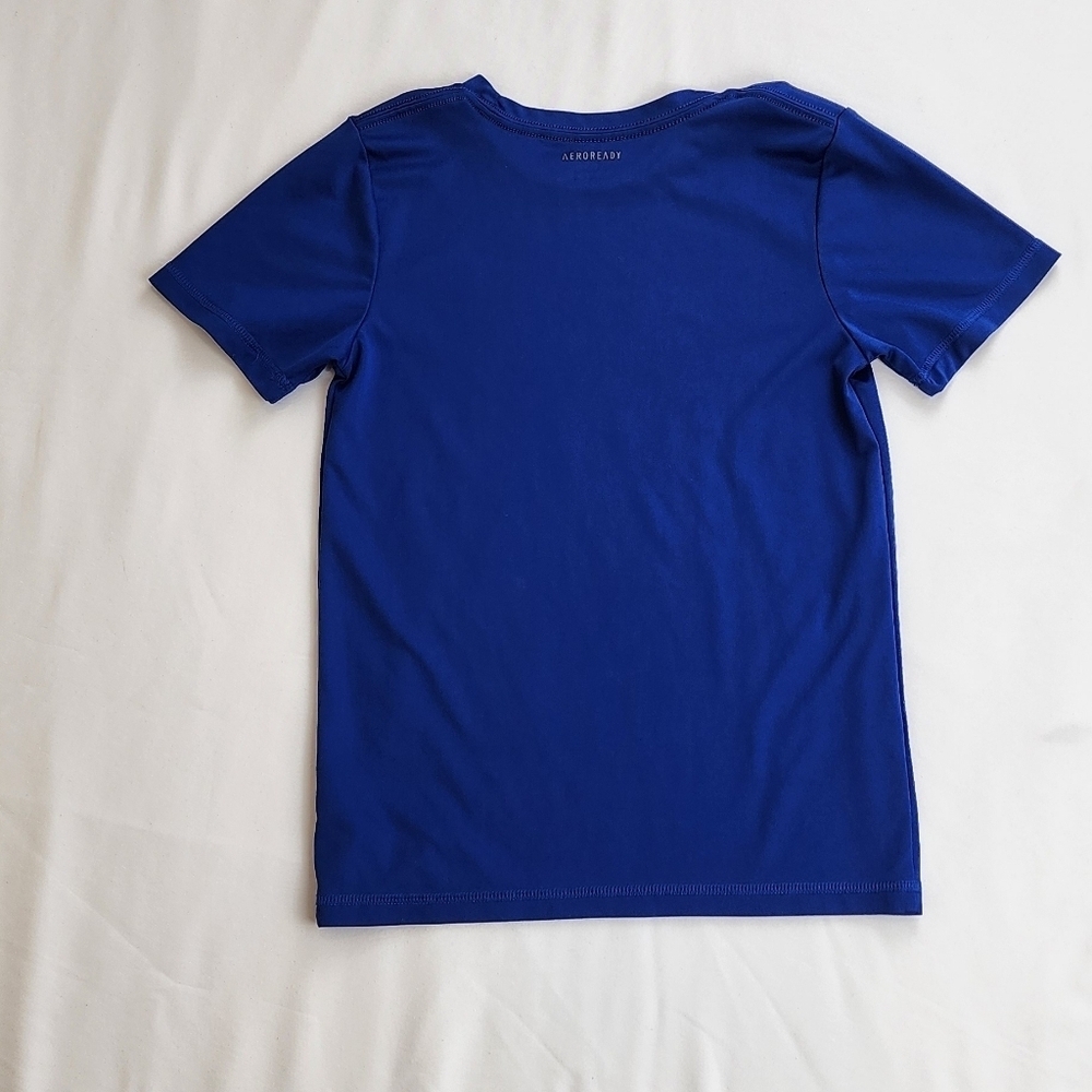 Adidas Blue Short Sleeve T-Shirt - Picture 4 of 8
